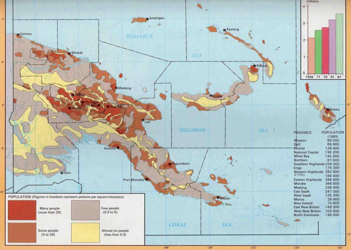 kartes papua-jaungvinejas iedzīvotāju