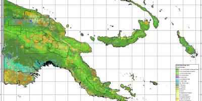 Karte papua-jaungvineja klimata