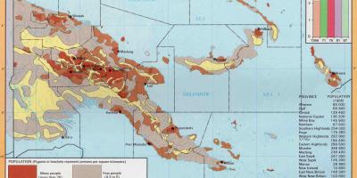 Kartes papua-jaungvinejas iedzīvotāju